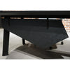 ARTO Black Executive Office Desk with Reversible Return 180-200cm - Black Concrete