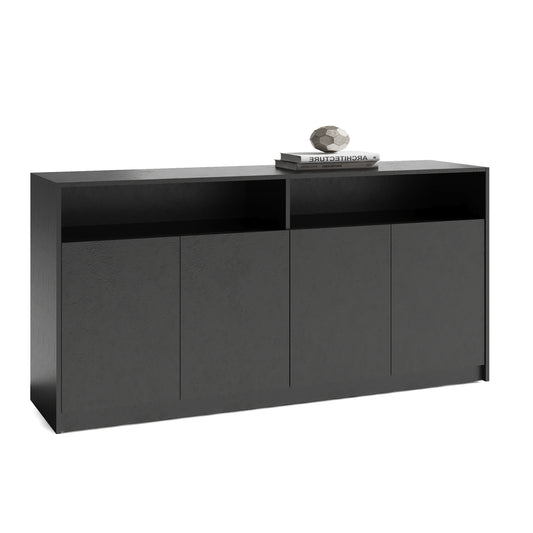 ARTO Credenza Cabinet 157cm - Black Concrete