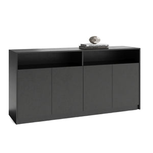 ARTO Credenza Cabinet 157cm - Black Concrete