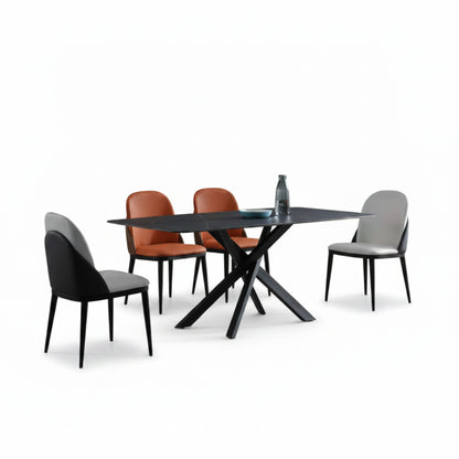 KIANA Sintered Stone Dining Table - 180cm - Black
