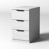 HALO 3 Drawer Pedestal Cabinet - White
