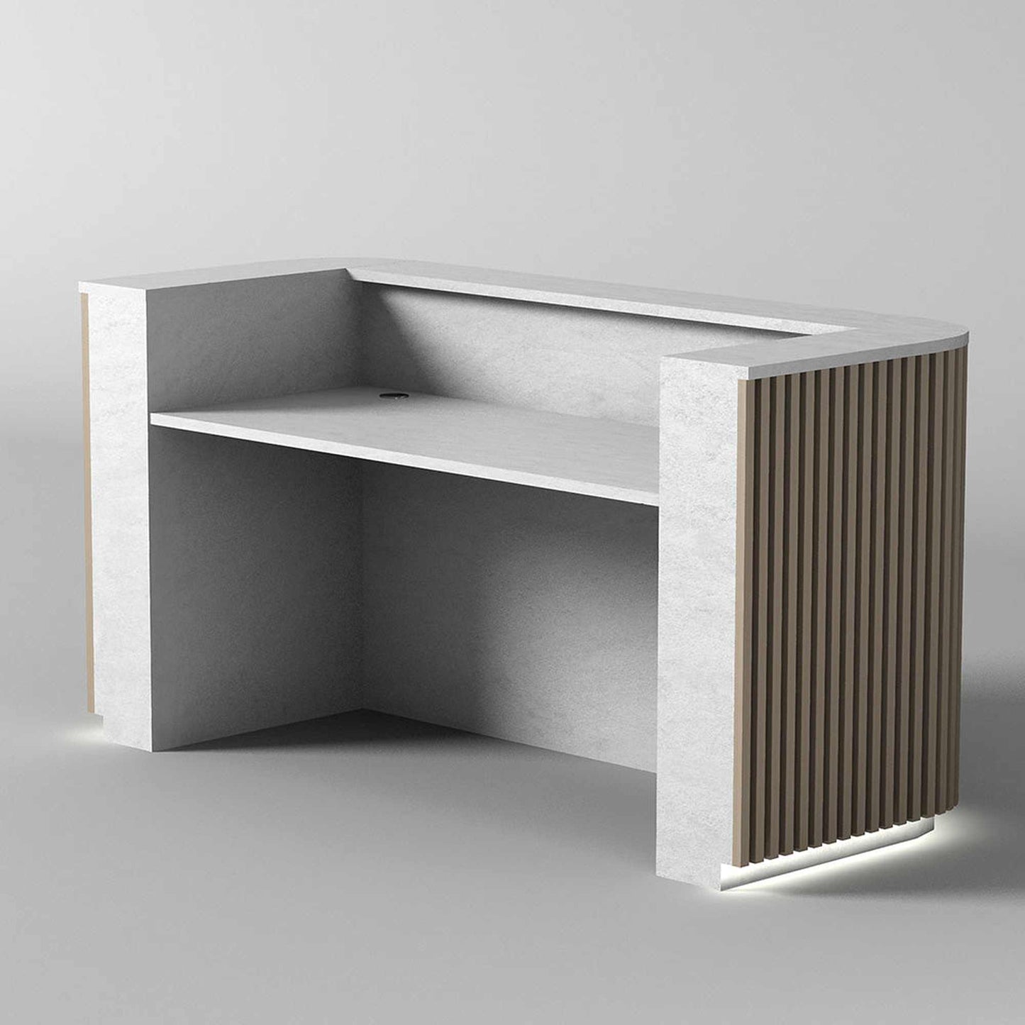 HALO 3 Drawer Pedestal Cabinet - White