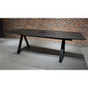 DOLAN Boardroom Meeting Table 2.4M - Black Concrete