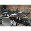 DOLAN Boardroom Meeting Table 2.4M - Black Concrete