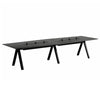 DOLAN Boardroom Meeting Table 3.6M - Black Concrete