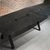 DOLAN Boardroom Meeting Table 3.6M - Black Concrete