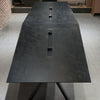 DOLAN Boardroom Meeting Table 3.6M - Black Concrete