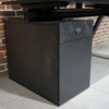 DOLAN Reversible Single Seater Workstation 1.4 - 1.6m - Black Concrete
