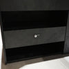 DOLAN Executive Desk Workstation 1.4m - 1.6m - Left Return - Black Concrete