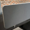 DOLAN Executive Desk Workstation 1.4 - 1.6m - Right Return - Black Concrete