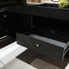 DOLAN Executive Desk Workstation 1.4 - 1.6m - Right Return - Black Concrete