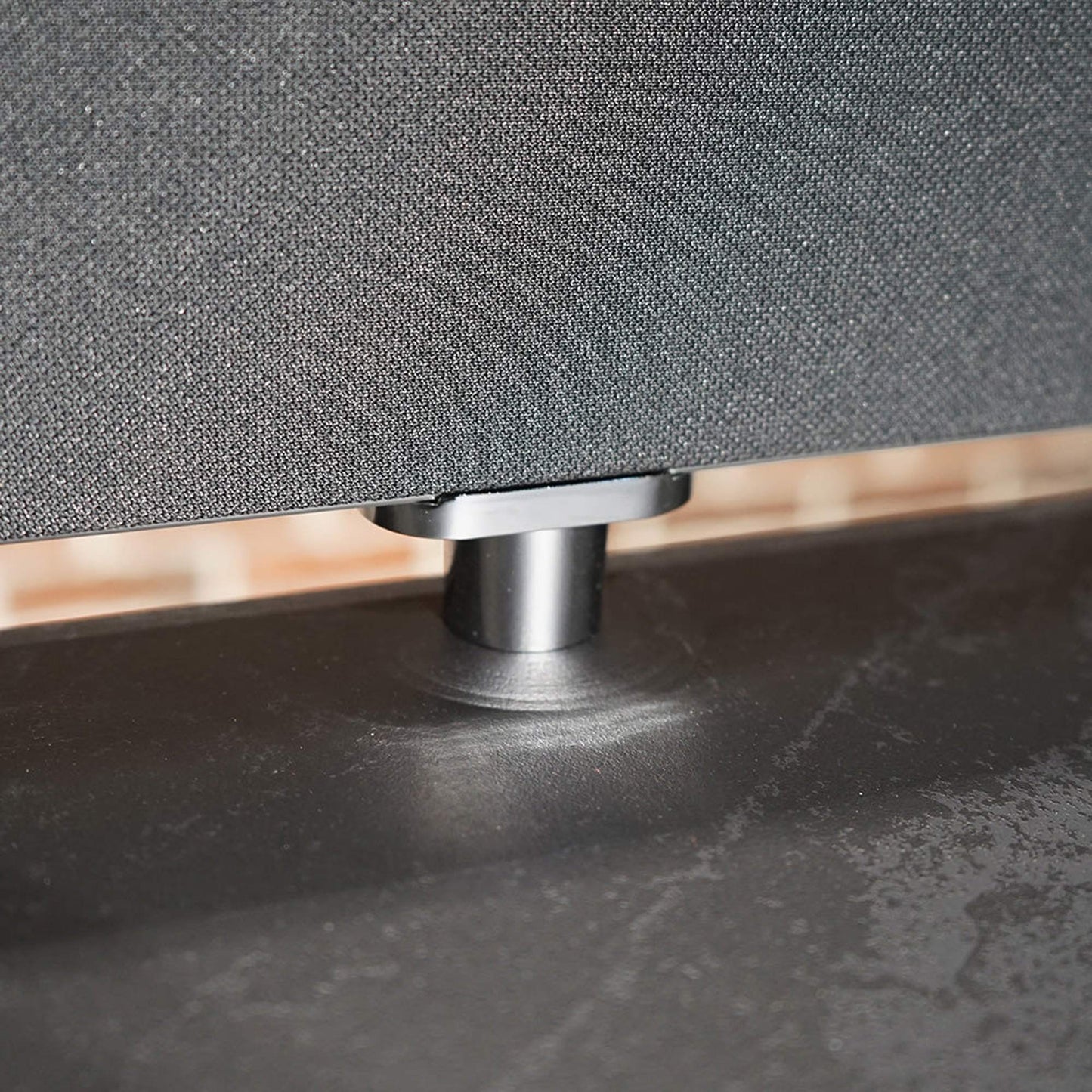 DOLAN 2 Seater Workstation 2.8m - Black Concrete