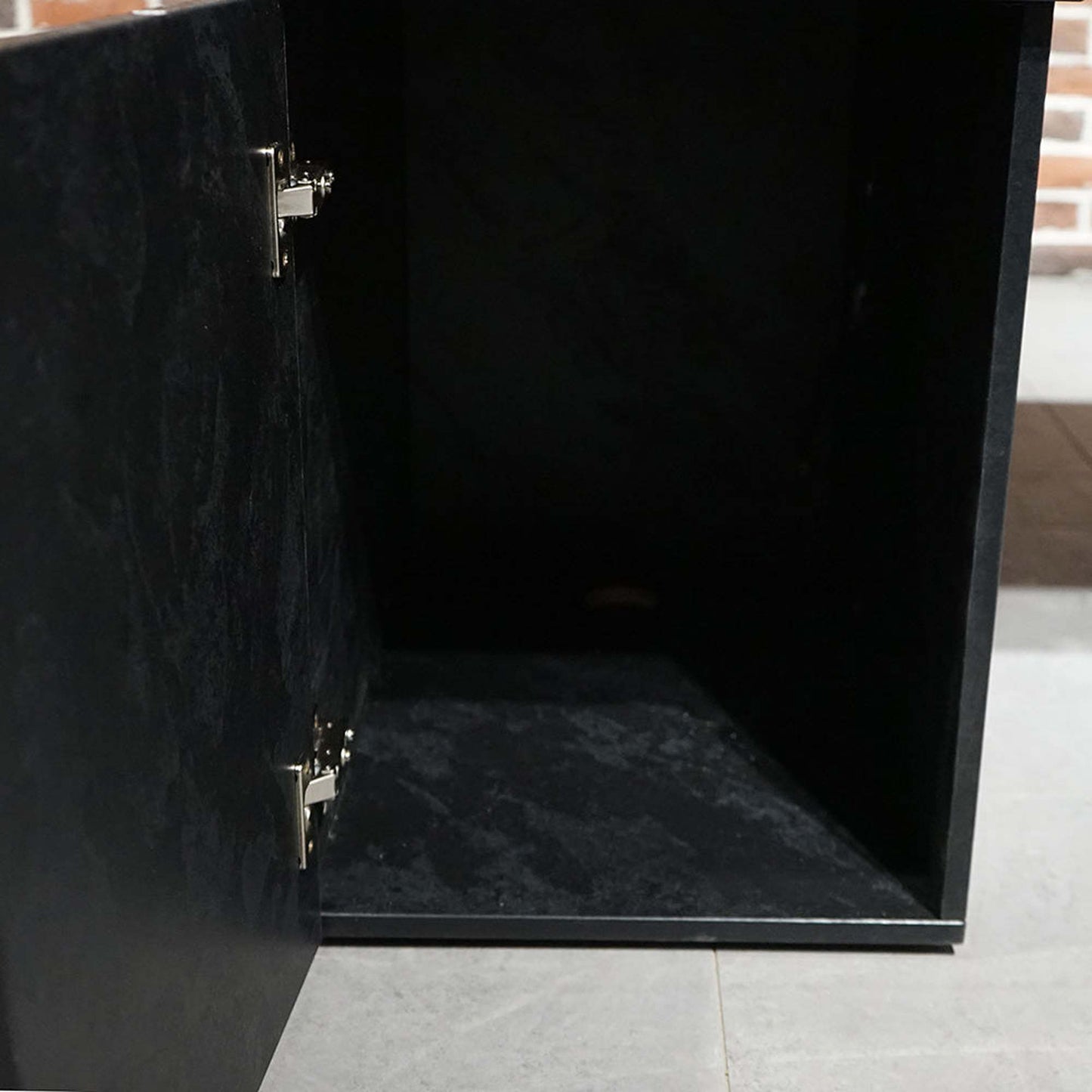 DOLAN 2 Seater Workstation 1.2m - 1.4m - Black Concrete