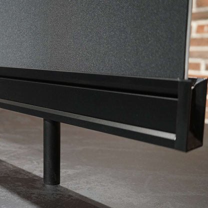 DOLAN 4 Seater Workstation 2.8m - Black Concrete