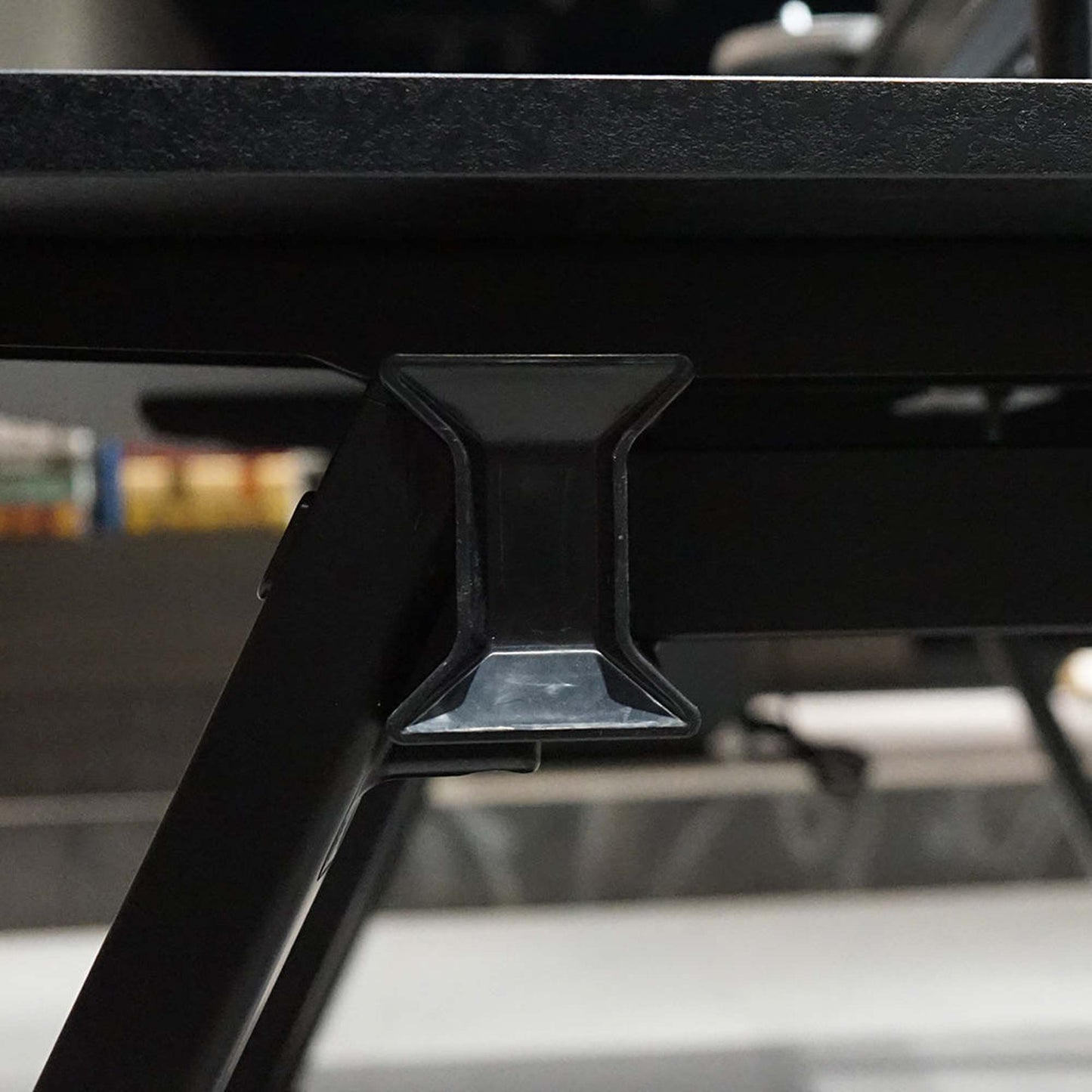 DOLAN 4 Seater Workstation 2.8m - Black Concrete