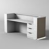 HALO 3 Drawer Pedestal Cabinet - White