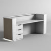 HALO 3 Drawer Pedestal Cabinet - White