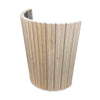 WOODFLEX Flexible Wooden Slat Wall Panel - Oak Veneer - 2700mm x 600mm - Mini Half Round
