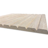 WOODFLEX Flexible Wooden Slat Wall Panel - Oak Veneer - 2700mm x 600mm - Trapezium
