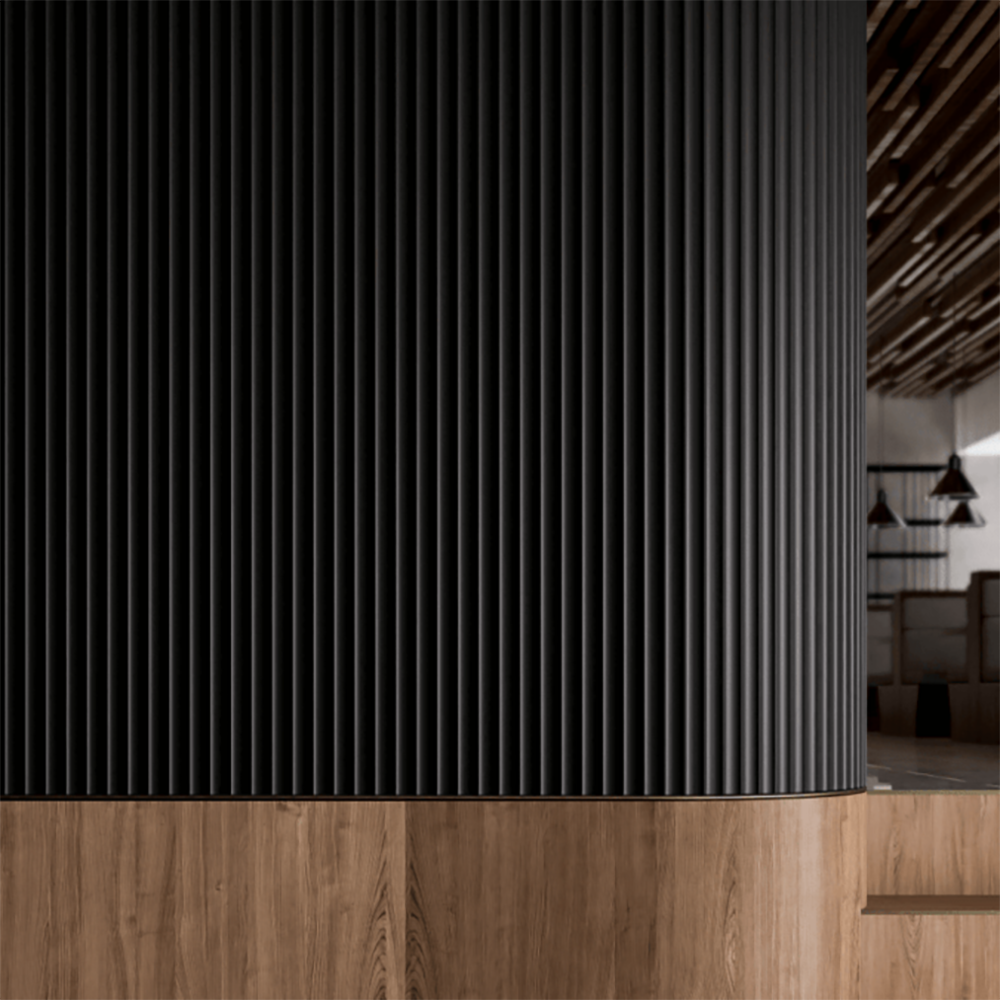 WOODFLEX WHITE PRIMED FLEXIBLE - WAVE 30 - 2700mm x 600mm