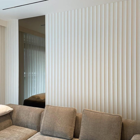 WOODFLEX WHITE PRIMED FLEXIBLE - WAVE 46 - 2700mm x 600mm