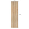 WOODFLEX Flexible Wooden Slat Wall Panel - Oak Veneer - 2700mm x 600mm - Wave