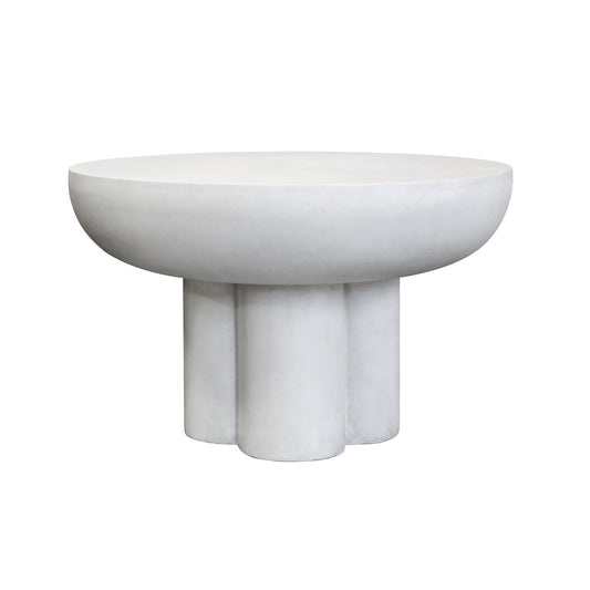 ROCCO Indoor & Outdoor Coffee Table 60.5cm - White Concrete