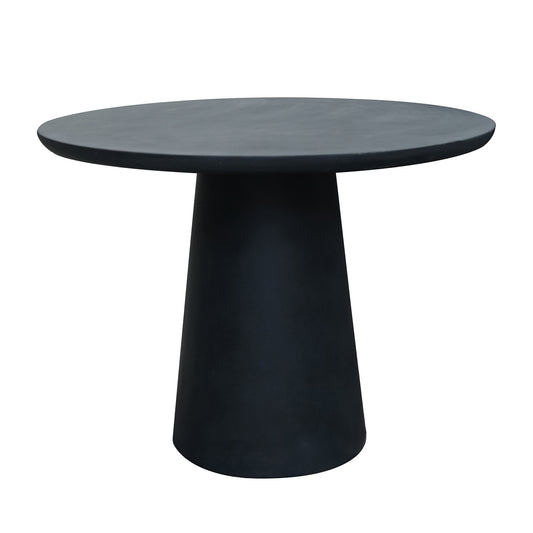 ROCCO Indoor & Outdoor Dining Table 100cm - Black Concrete