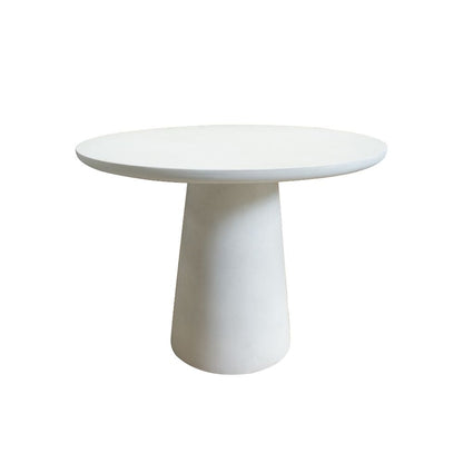 ROCCO Indoor & Outdoor Dining Table 80cm - White Concrete