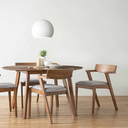 Zola Dining Chair - Oak & Light Grey