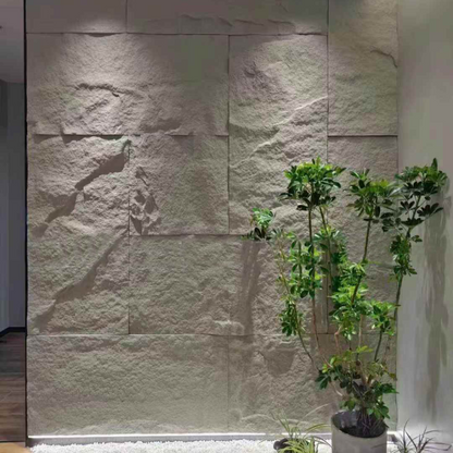 WOODFLEX PU STONE PANEL - STONE SKIN White - 2400 x 600mm