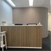 WOODFLEX Flexible Acoustic Wood Slat Wall Panel, Walnut Veneer - 2700mm x 600mm