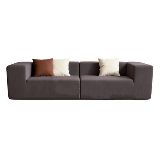ZAHRA Two Seater Compressed Sofa – Taupe