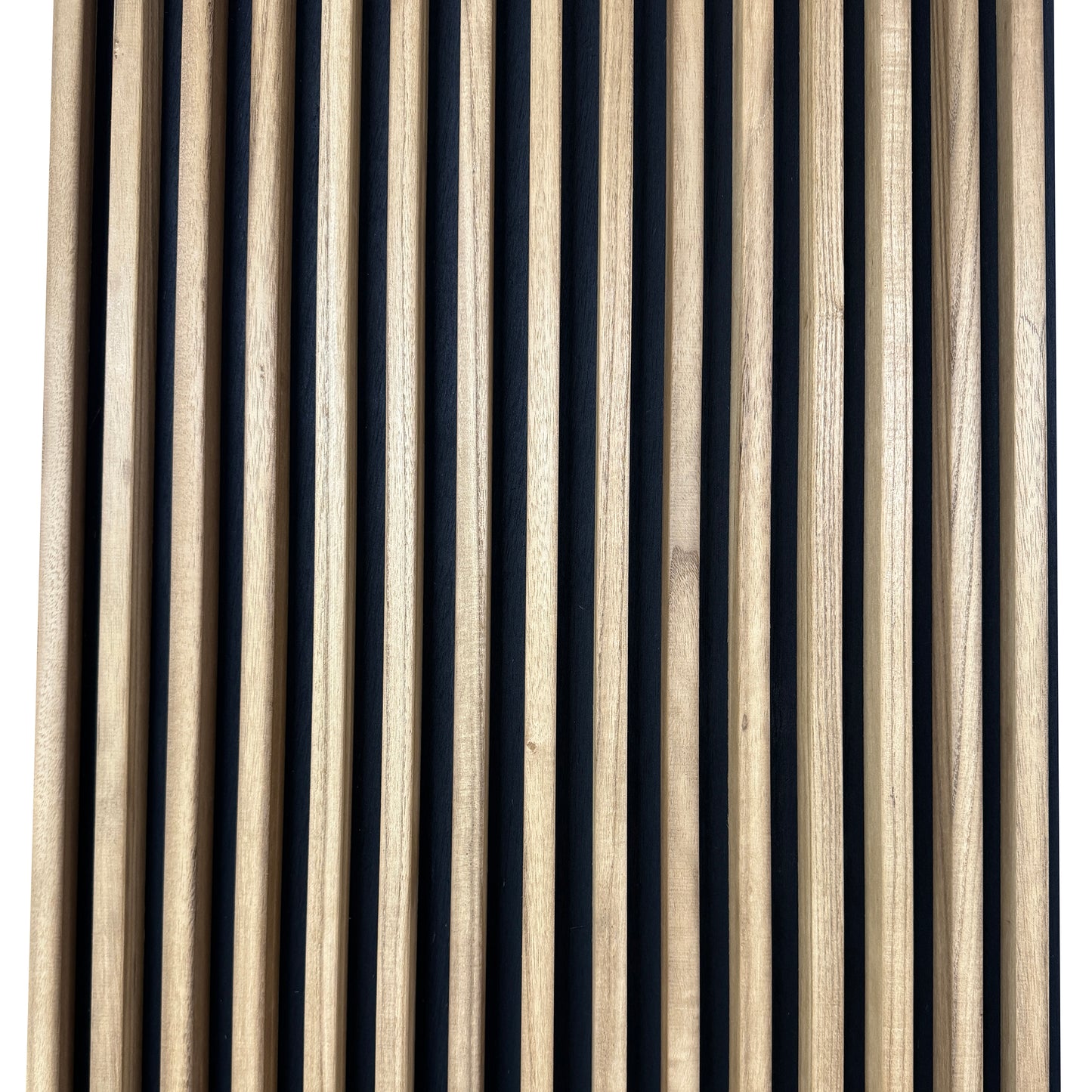 WOODFLEX Flexible Outdoor Hard Wood Batten Pool Fence Cladding - Oak & Black - 2400mm x 600mm