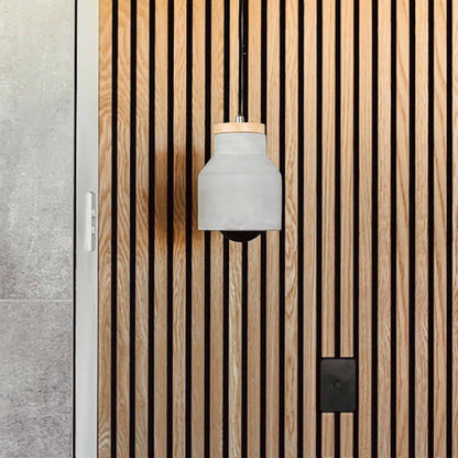 WOODFLEX Flexible Acoustic Wood Slat Wall Panel, Oak Veneer - 2400mm x 600mm
