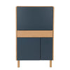 BARTON Study Desk 71cm - Blue & Natural