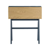 VALEN Study Desk 96cm - Blue Space & Oak
