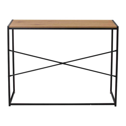 BRADFORD Study Desk 100cm - Natural & Black