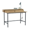 DOVER Study Desk 120cm - Natural & Black