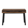 MALTON Study Desk 120cm - Black & Walnut