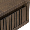 HAMILTON Study Desk Oak & Acacia Veneer 140cm - Toffee