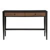 CONALL Study Desk 120cm - Walnut & Black