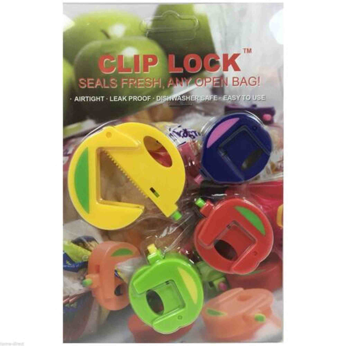 4pc Airtight Seal Food Bag Storage Sealing Clips Plastic Bags Ziplock Clip