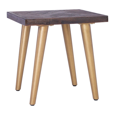 SIVAN Side Table 50x50cm Acacia Solid Wood - Brown,Living Room Furniture,Coffee Tables,Occasional Tables,Modern Furniture