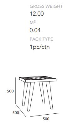 SIVAN Side Table 50x50cm Acacia Solid Wood - Brown,Living Room Furniture,Coffee Tables,Occasional Tables,Modern Furniture