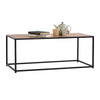 BRADFORD Coffee Table 100cm - Natural & Black