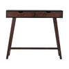 ARSENIO Console Table 90cm - Walnut & Black