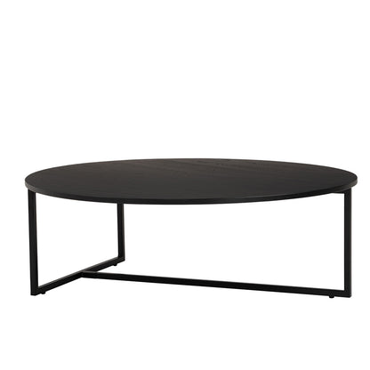 TURNER Round Coffee Table 100cm - Black