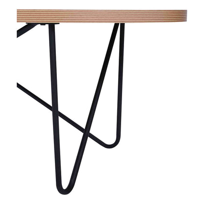 NARESH Coffee Table - Oval - Black