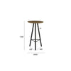 TAIJO Bar Table 60cm - Walnut & Black